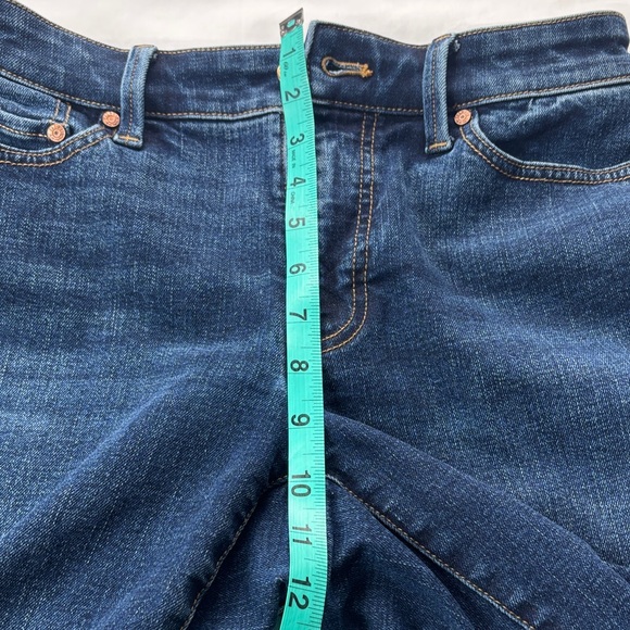 💙 Talbots Barely Boot Women’s Jeans Blue Denim Size 4P Petite Stretch 💙 - Picture 10 of 11